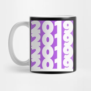 2019 New Year Purple Shirt Mug